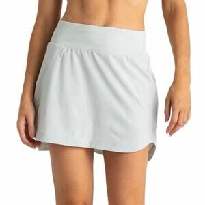 Free Fly Bamboo-Lined Breeze Skort Womens‎ XL White Active Comfort On Stretch